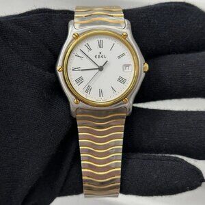 VINTAGE EBEL Sport Classique Wave Ref 1187141 18K Yellow Gold Stainless Steel